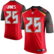 Limited Nike Men's Mike James Red Home Jersey: NFL #25 Tampa Bay Buccaneers