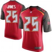 Game Nike Men's Mike James Red Home Jersey: NFL #25 Tampa Bay Buccaneers