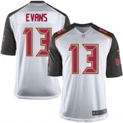 Limited Nike Men's Mike Evans White Road Jersey: NFL #13 Tampa Bay Buccaneers