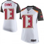 Elite Nike Women's Mike Evans White Road Jersey: NFL #13 Tampa Bay Buccaneers