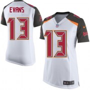 Women's Nike Tampa Bay Buccaneers #13 Mike Evans Elite White NFL Jersey