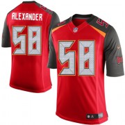 Limited Nike Men's Kwon Alexander Red Home Jersey: NFL #58 Tampa Bay Buccaneers