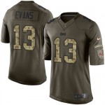 Youth Nike Tampa Bay Buccaneers #13 Mike Evans Limited Green Salute to Service NFL Jersey