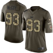 Limited Nike Men's Gerald McCoy Green Jersey: NFL #93 Tampa Bay Buccaneers Salute to Service