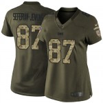 Women's Nike Tampa Bay Buccaneers #87 Austin Seferian-Jenkins Limited Green Salute to Service NFL Jersey