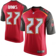 Game Nike Men's Johnthan Banks Red Home Jersey: NFL #27 Tampa Bay Buccaneers