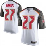 Game Nike Men's Johnthan Banks White Road Jersey: NFL #27 Tampa Bay Buccaneers