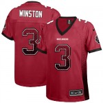 Limited Nike Women's Jameis Winston Red Jersey: NFL #3 Tampa Bay Buccaneers Drift Fashion