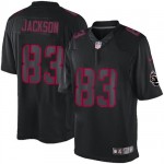 Elite Nike Men's Vincent Jackson Black Jersey: NFL #83 Tampa Bay Buccaneers Impact