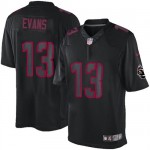 Elite Nike Men's Mike Evans Black Jersey: NFL #13 Tampa Bay Buccaneers Impact