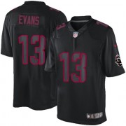 Limited Nike Men's Mike Evans Black Jersey: NFL #13 Tampa Bay Buccaneers Impact