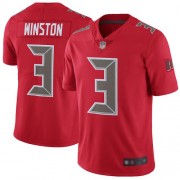 Men's Nike Tampa Bay Buccaneers #3 Jameis Winston Elite Red Rush NFL Jersey