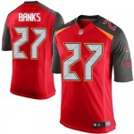 Limited Nike Youth Johnthan Banks Red Home Jersey: NFL #27 Tampa Bay Buccaneers