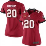 Elite Nike Women's Ronde Barber Red Home Jersey: NFL #20 Tampa Bay Buccaneers C Patch
