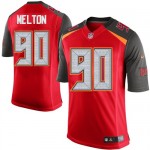 Limited Nike Men's Henry Melton Red Home Jersey: NFL #90 Tampa Bay Buccaneers