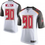 Elite Nike Youth Henry Melton White Road Jersey: NFL #90 Tampa Bay Buccaneers