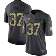 Youth Nike Tampa Bay Buccaneers #37 Keith Tandy Limited Black 2016 Salute to Service NFL Jersey
