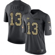 Youth Nike Tampa Bay Buccaneers #13 Mike Evans Limited Black 2016 Salute to Service NFL Jersey