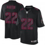 Limited Nike Men's Doug Martin Black Jersey: NFL #22 Tampa Bay Buccaneers Impact