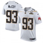 Men's Nike Tampa Bay Buccaneers #93 Gerald McCoy Elite White Team Rice 2016 Pro Bowl NFL Jersey