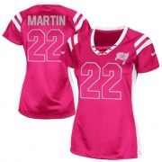 Elite Nike Women's Doug Martin Pink Jersey: NFL #22 Tampa Bay Buccaneers Draft Him Shimmer