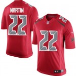 Men's Nike Tampa Bay Buccaneers #22 Doug Martin Limited Red Rush NFL Jersey