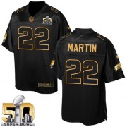 Men's Nike Tampa Bay Buccaneers #22 Doug Martin Elite Black Pro Line Gold Collection NFL Jersey
