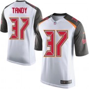Game Nike Men's Keith Tandy White Road Jersey: NFL #37 Tampa Bay Buccaneers