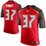 Limited Nike Youth Keith Tandy Red Home Jersey: NFL #37 Tampa Bay Buccaneers