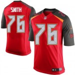 Limited Nike Men's Donovan Smith Red Home Jersey: NFL #76 Tampa Bay Buccaneers