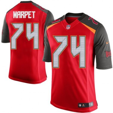 Limited Nike Youth Ali Marpet Red Home Jersey: NFL #74 Tampa Bay Buccaneers