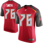 Game Nike Men's Donovan Smith Red Home Jersey: NFL #76 Tampa Bay Buccaneers