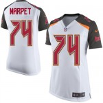Limited Nike Women's Ali Marpet White Road Jersey: NFL #74 Tampa Bay Buccaneers