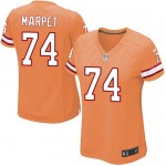 Limited Nike Women's Ali Marpet Orange Alternate Jersey: NFL #74 Tampa Bay Buccaneers