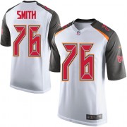 Limited Nike Men's Donovan Smith White Road Jersey: NFL #76 Tampa Bay Buccaneers