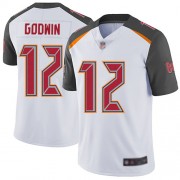 Limited Youth Chris Godwin White Road Jersey: Football #12 Tampa Bay Buccaneers Vapor Untouchable