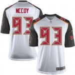Limited Nike Men's Gerald McCoy White Road Jersey: NFL #93 Tampa Bay Buccaneers