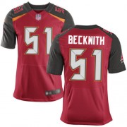 Elite Men's Kendell Beckwith Red Home Jersey: Football #51 Tampa Bay Buccaneers