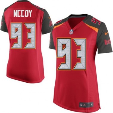 Elite Nike Women's Gerald McCoy Red Home Jersey: NFL #93 Tampa Bay Buccaneers