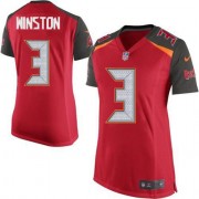 Limited Nike Women's Jameis Winston Red Home Jersey: NFL #3 Tampa Bay Buccaneers
