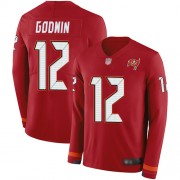 Limited Youth Chris Godwin Red Jersey: Football #12 Tampa Bay Buccaneers Therma Long Sleeve