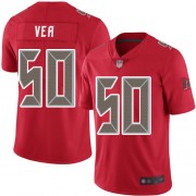 Limited Youth Vita Vea Red Jersey: Football #50 Tampa Bay Buccaneers Rush Vapor Untouchable