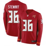 Limited Youth M.J. Stewart Red Jersey: Football #36 Tampa Bay Buccaneers Therma Long Sleeve