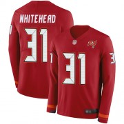 Limited Youth Jordan Whitehead Red Jersey: Football #31 Tampa Bay Buccaneers Therma Long Sleeve