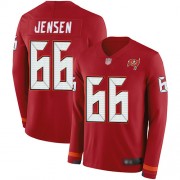 Limited Youth Ryan Jensen Red Jersey: Football #66 Tampa Bay Buccaneers Therma Long Sleeve