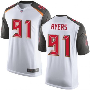Limited Nike Youth D.J. Swearinger White Road Jersey: NFL #36 Tampa Bay Buccaneers