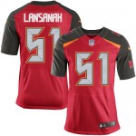 Elite Nike Men's Danny Lansanah Red Home Jersey: NFL #51 Tampa Bay Buccaneers