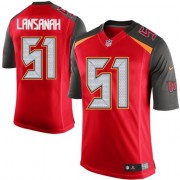 Limited Nike Men's Danny Lansanah Red Home Jersey: NFL #51 Tampa Bay Buccaneers