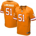 Elite Nike Men's Danny Lansanah Orange Alternate Jersey: NFL #51 Tampa Bay Buccaneers