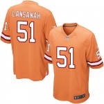 Game Nike Men's Danny Lansanah Orange Alternate Jersey: NFL #51 Tampa Bay Buccaneers